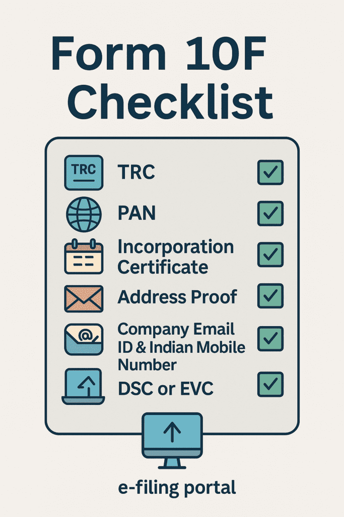 Form 10F Checklist