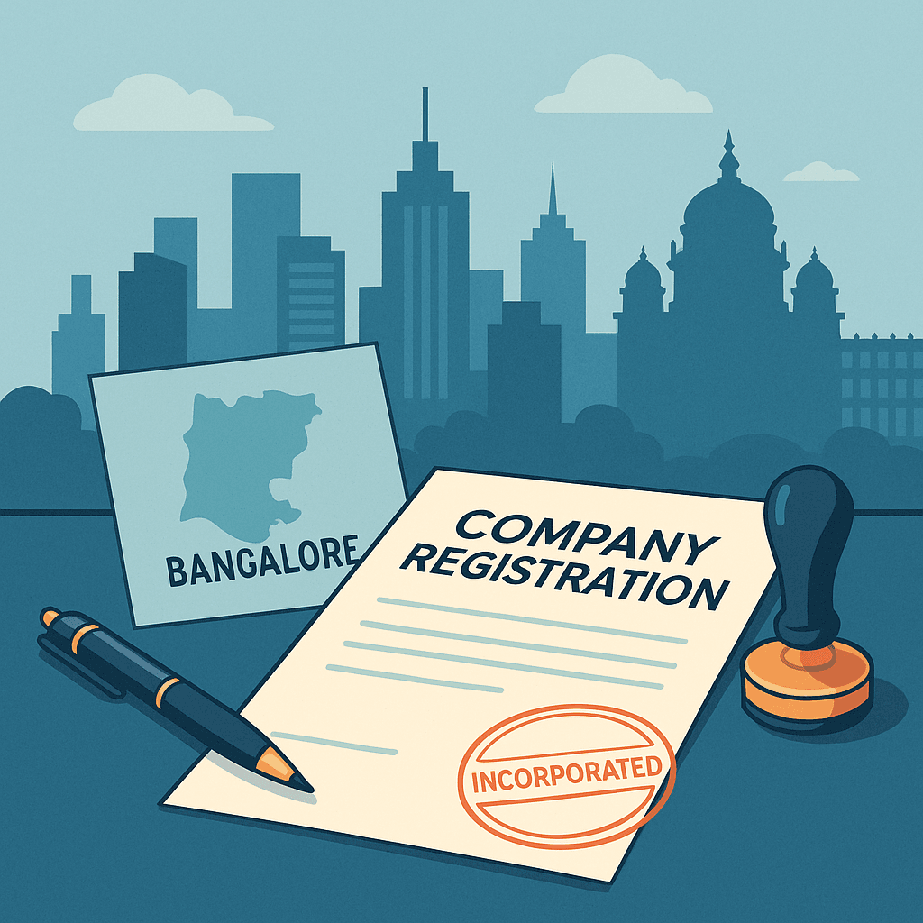company registration in Bangalore illustration